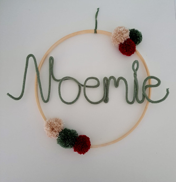 Personalisierter Namensring - Kinderzimmer Deko mit Namen